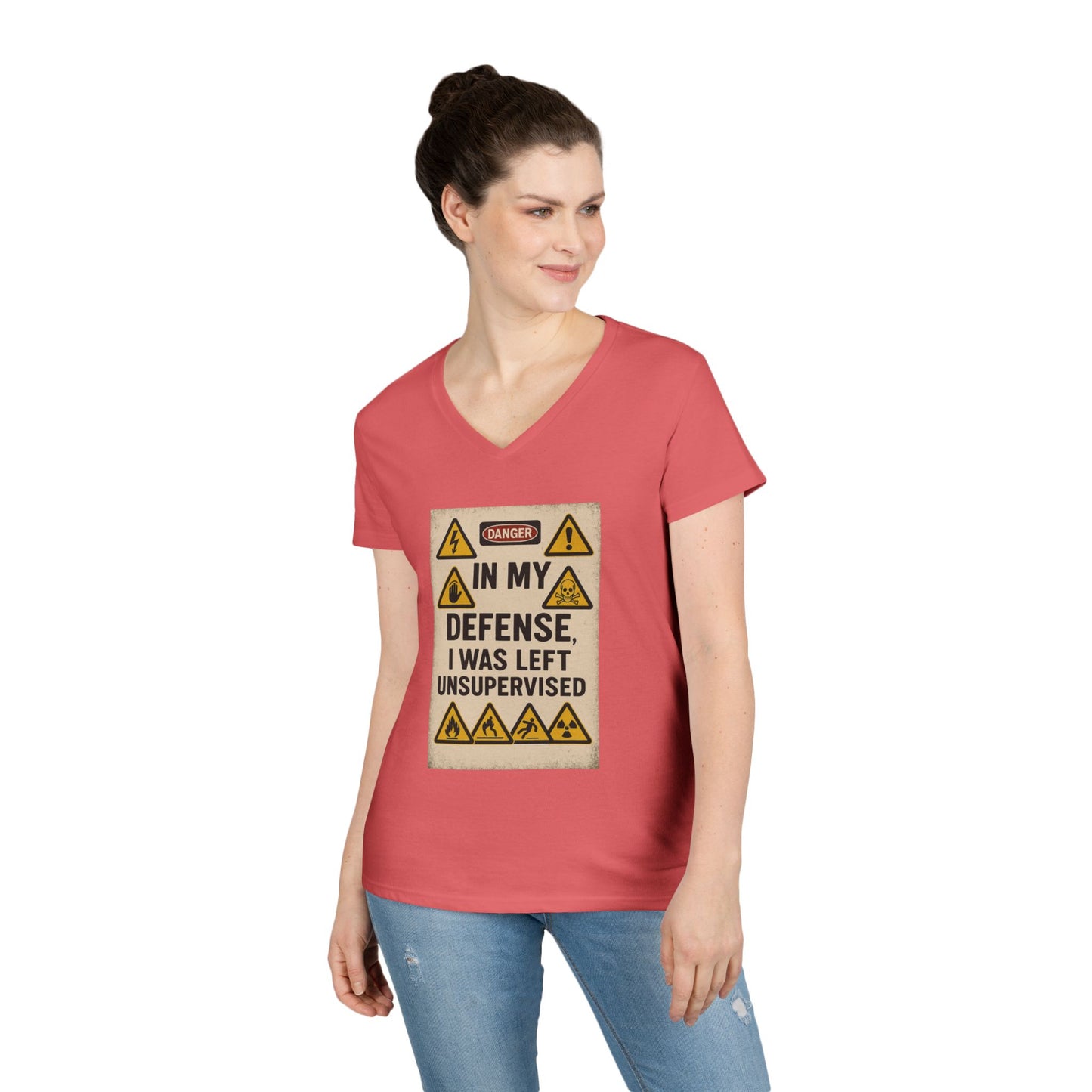 Unsupervised Women's V-Neck T-Shirt