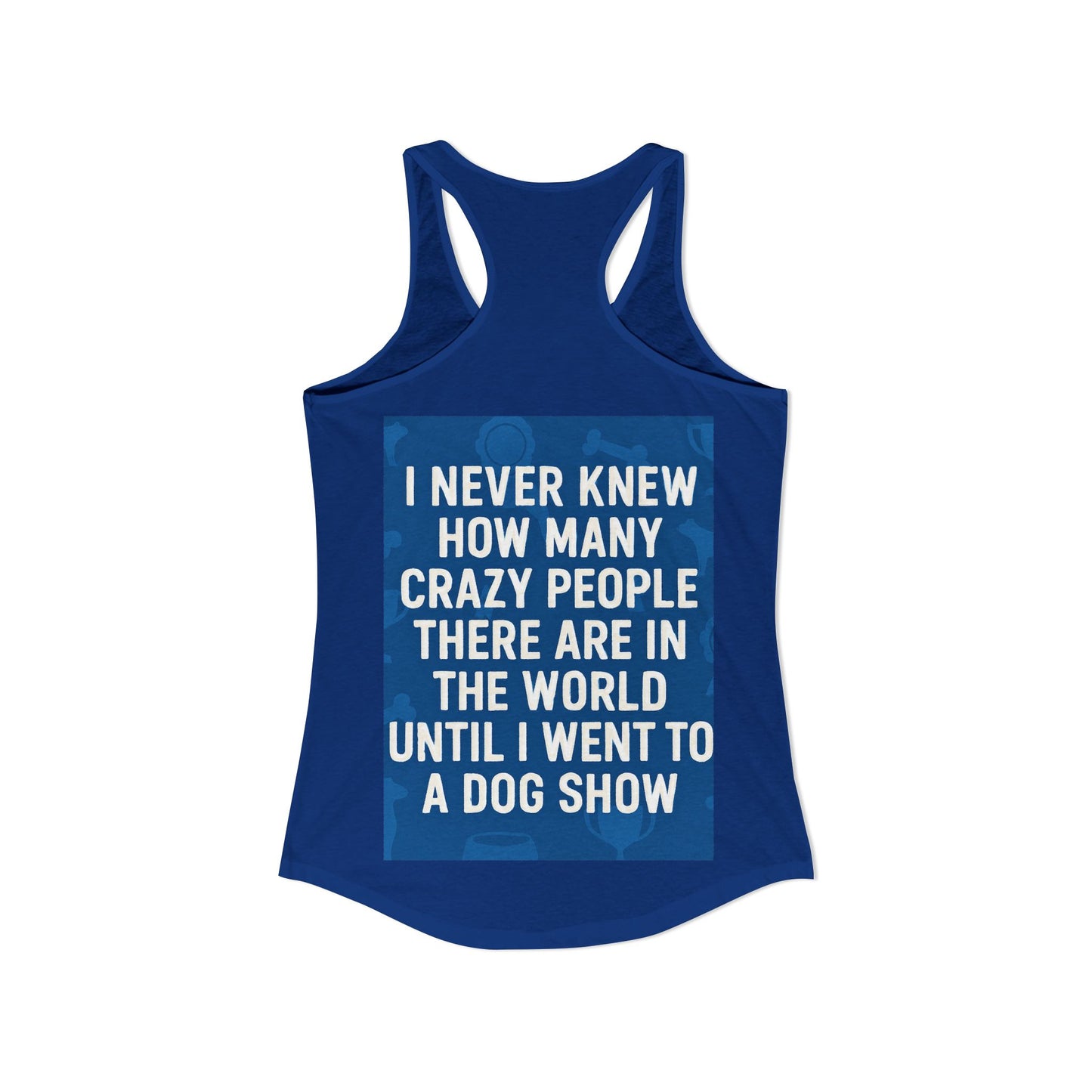 Never Knew Women's Racerback Tank