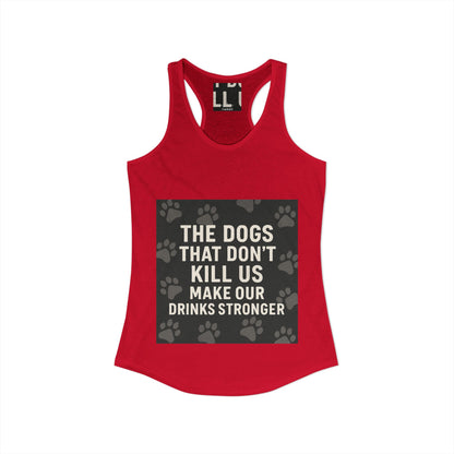Drinks Stronger Women's Racerback Tank