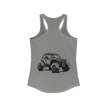 Off The Beaten Path Side By Side Women's Racerback Tank