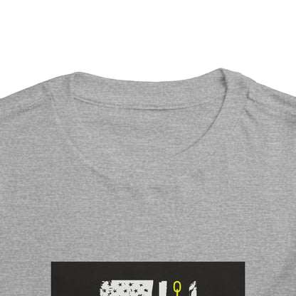 Thin Yellow Line Toddler Unisex Short Sleeve Crewneck Tee