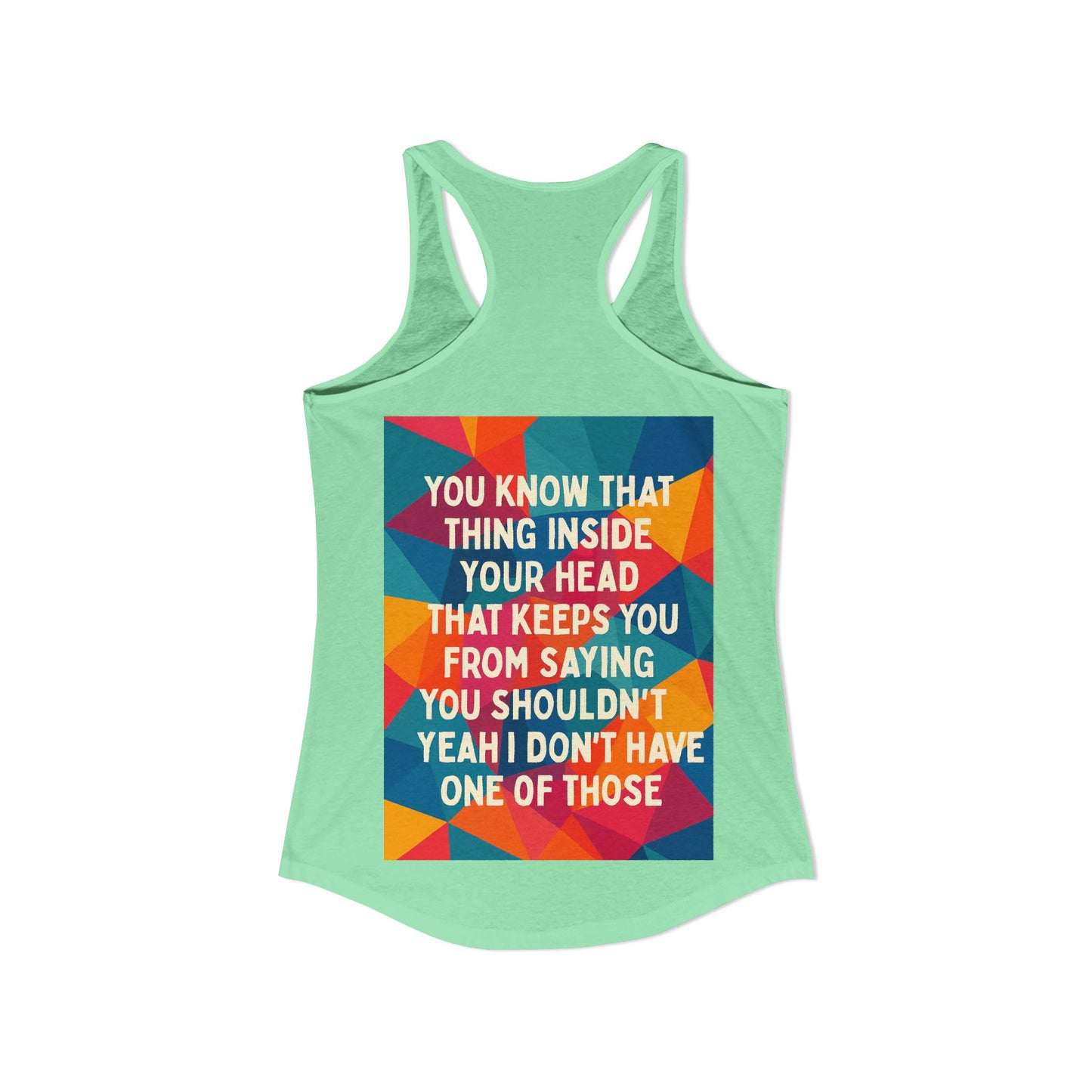 No Filter Women's Racerback Tank