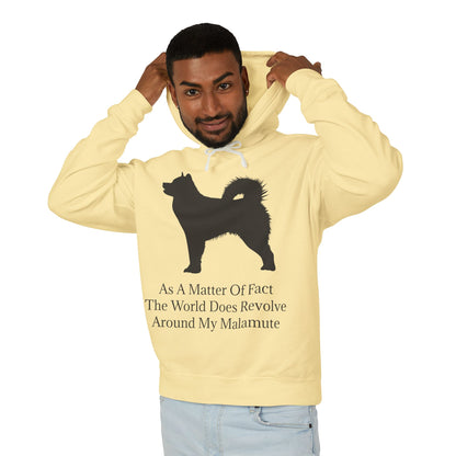 Matter Of Fact Malamute Unisex Lightweight Hoodie