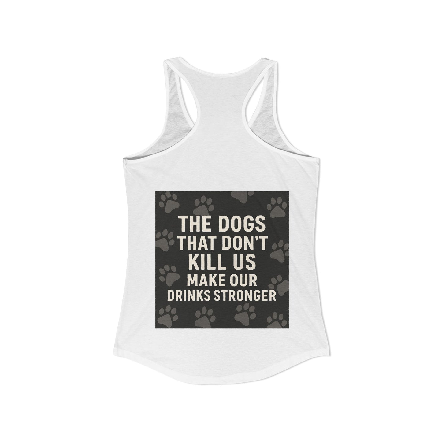 Drinks Stronger Women's Racerback Tank