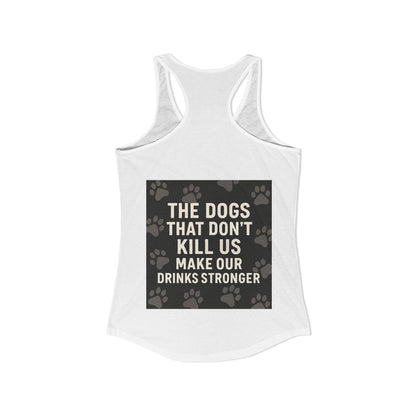 Drinks Stronger Women's Racerback Tank