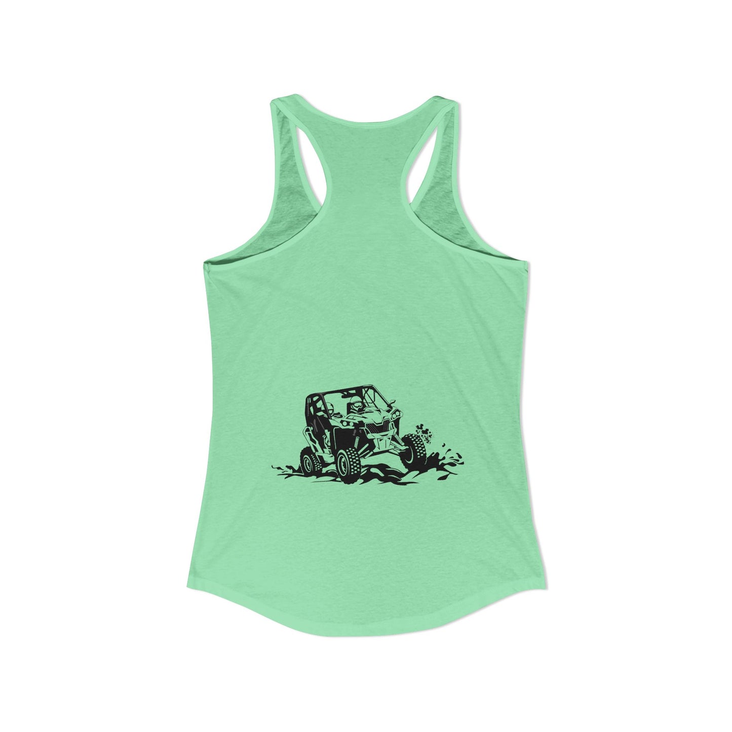 Slingin' Mud Side By Side Women's Racerback Tank