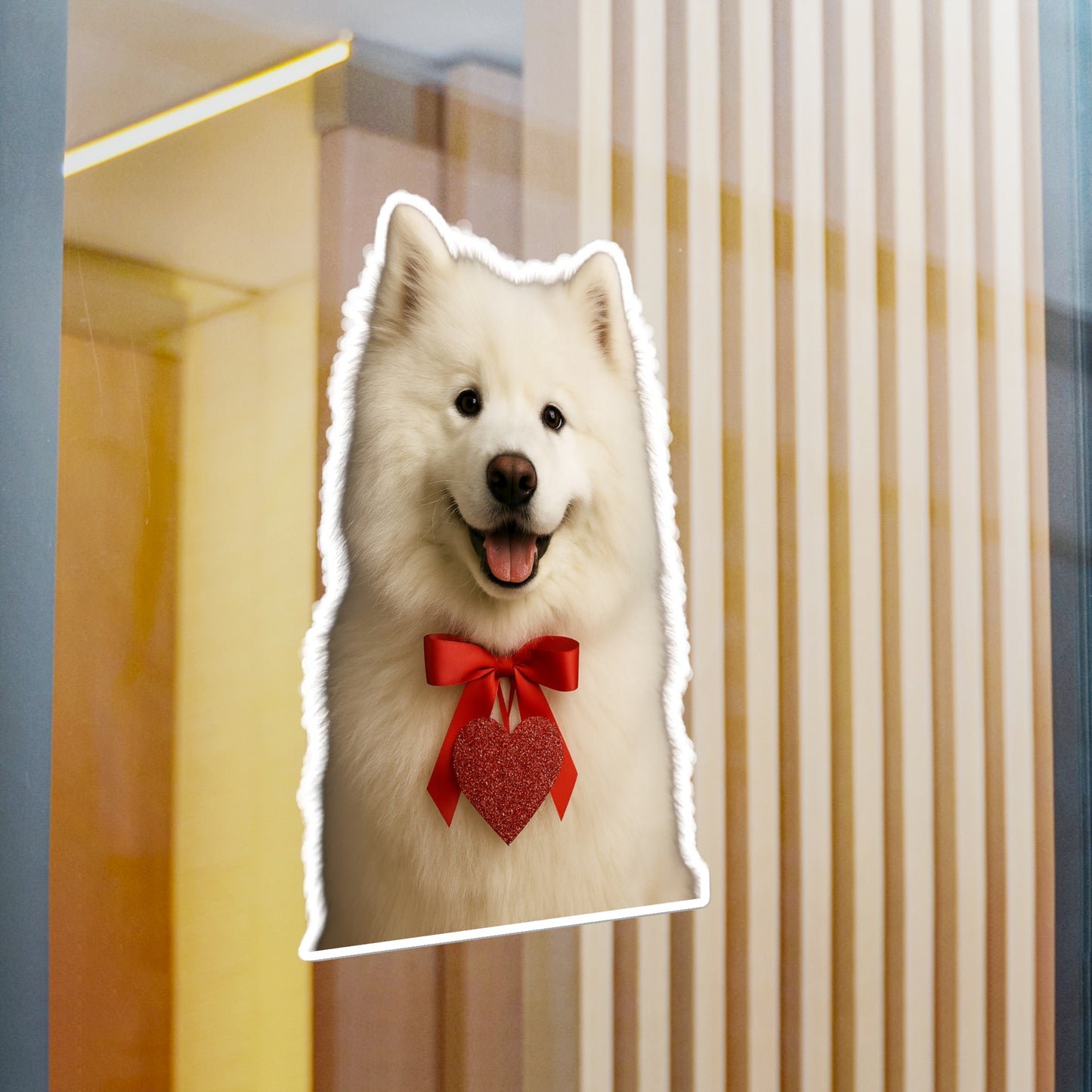 Cupid's Companion Samoyed Vinyl Decal