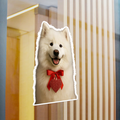 Cupid's Companion Samoyed Vinyl Decal