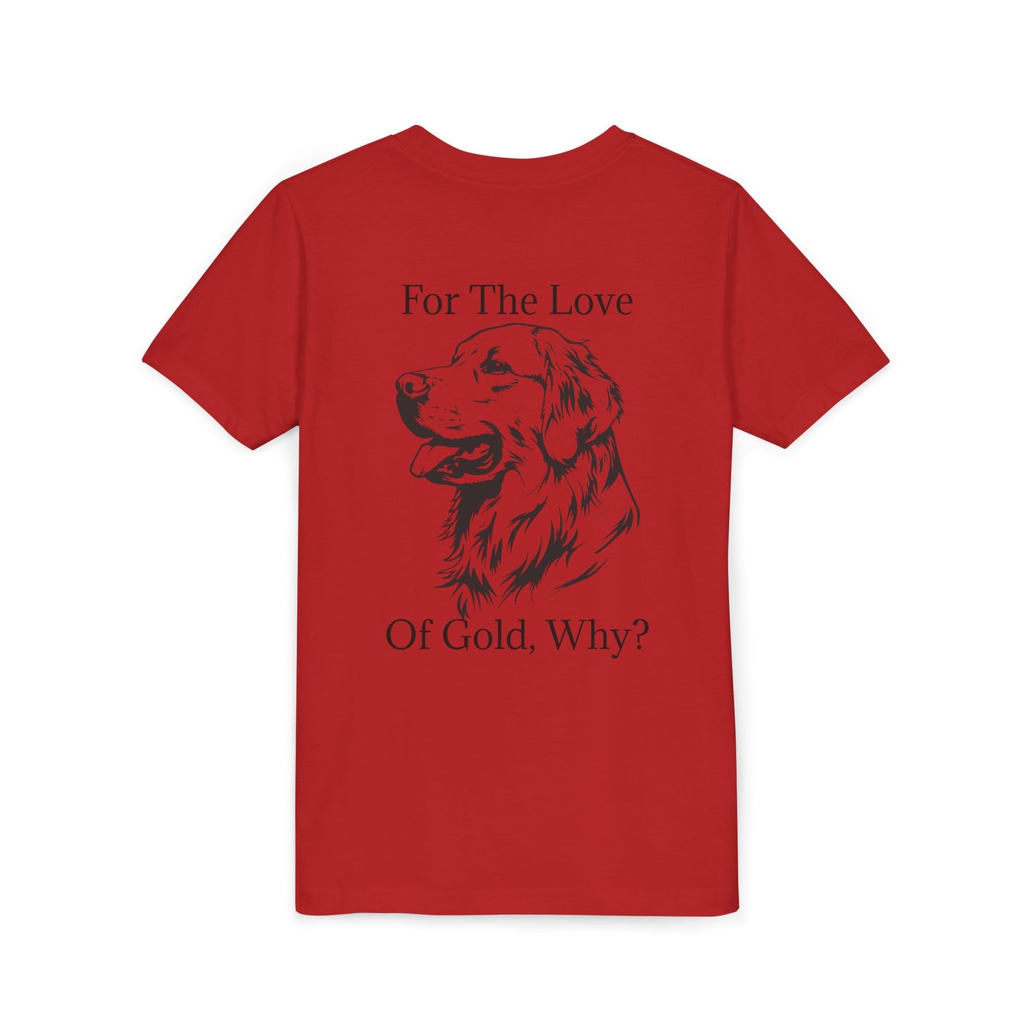For The Love Of Gold Youth Unisex Short Sleeve Crewneck Tee