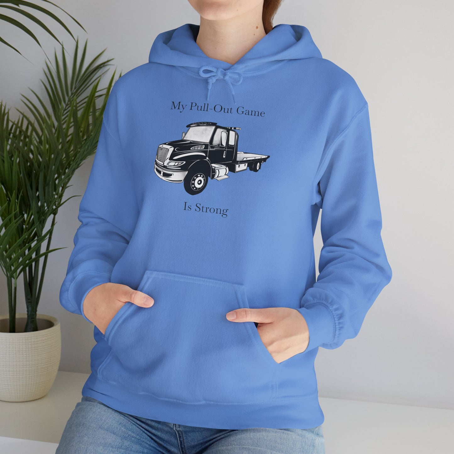 Pull Out Flatbed Tow Truck Unisex Hoodie