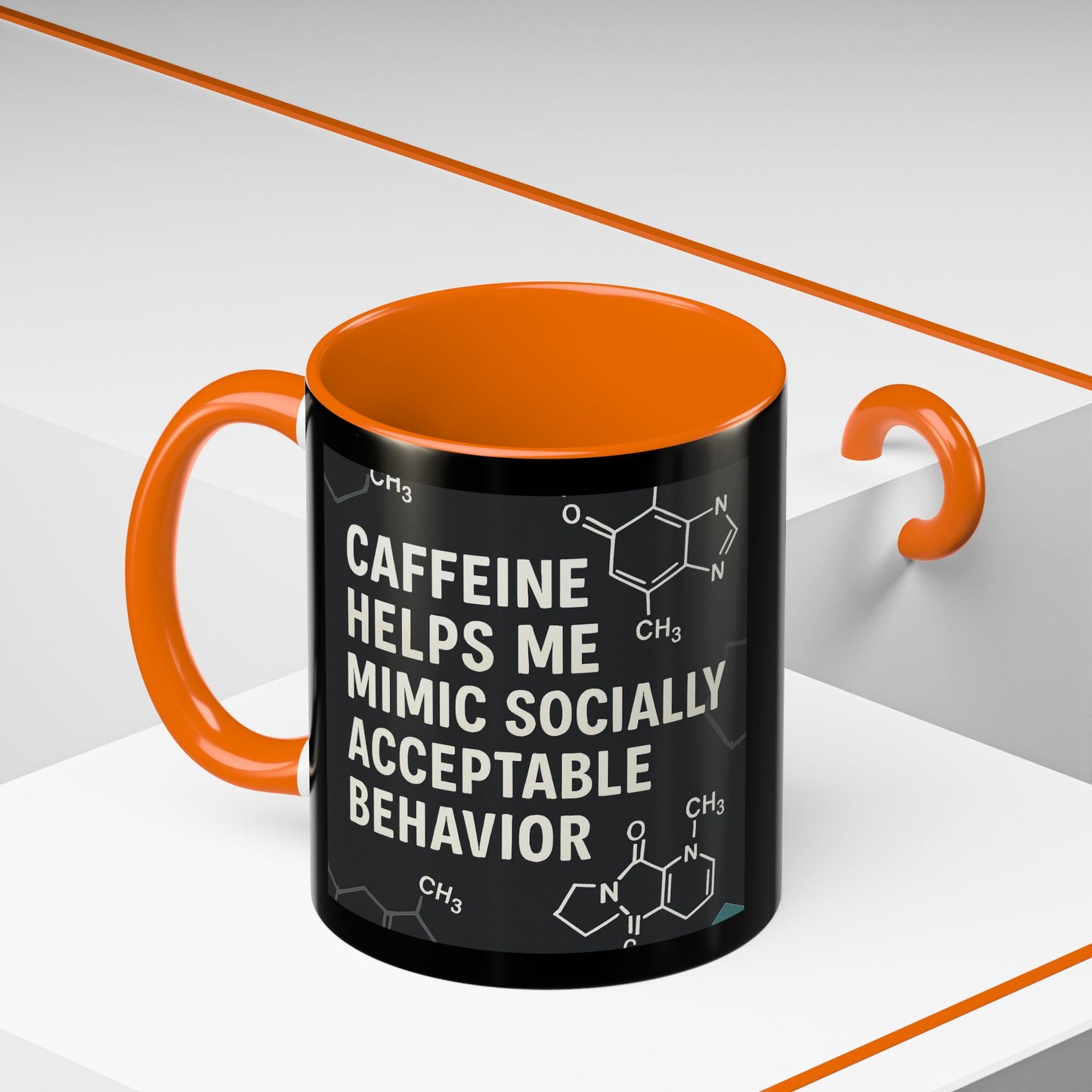 Socially Acceptable 2-Tone Coffee Mug