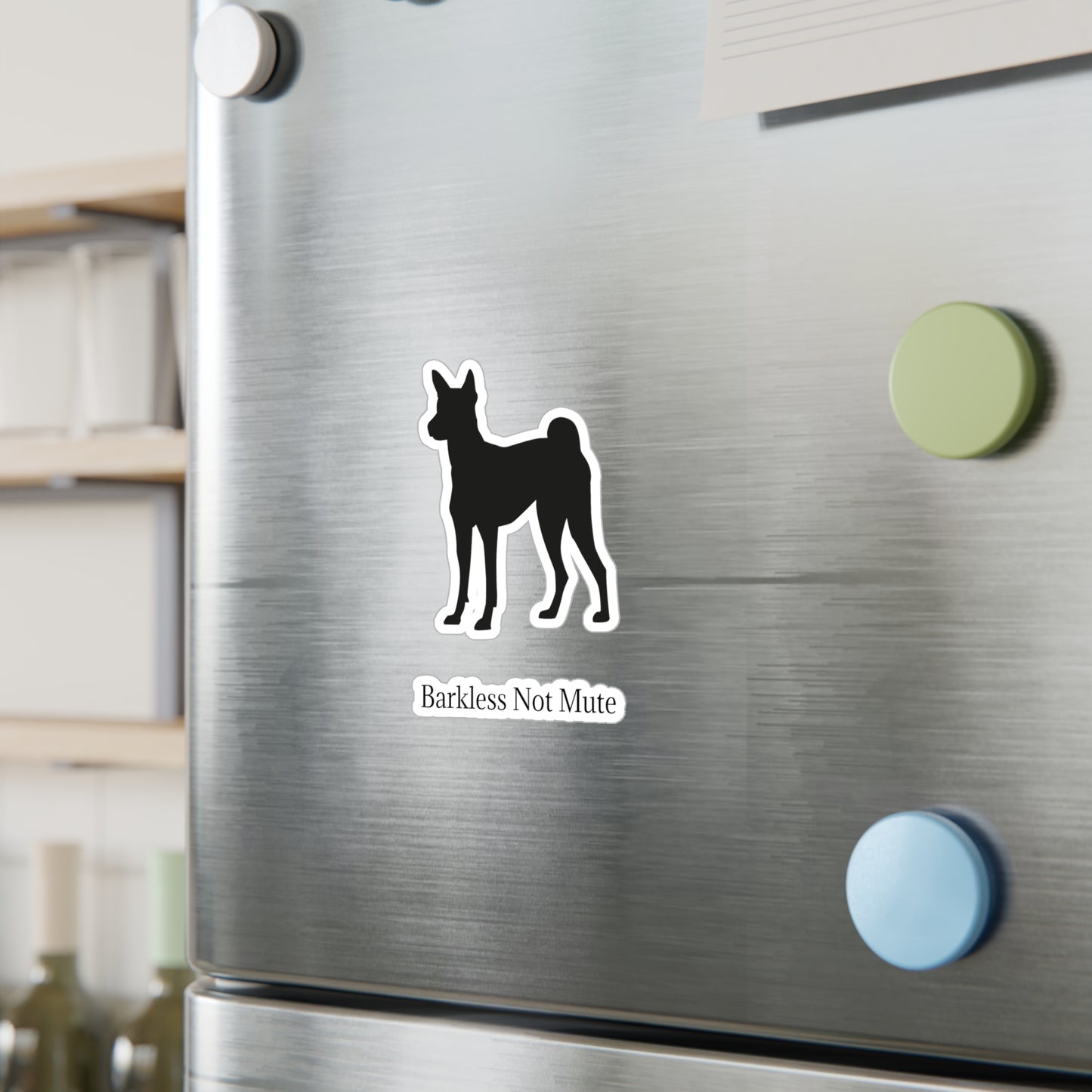 Barkless Not Mute Vinyl Decal
