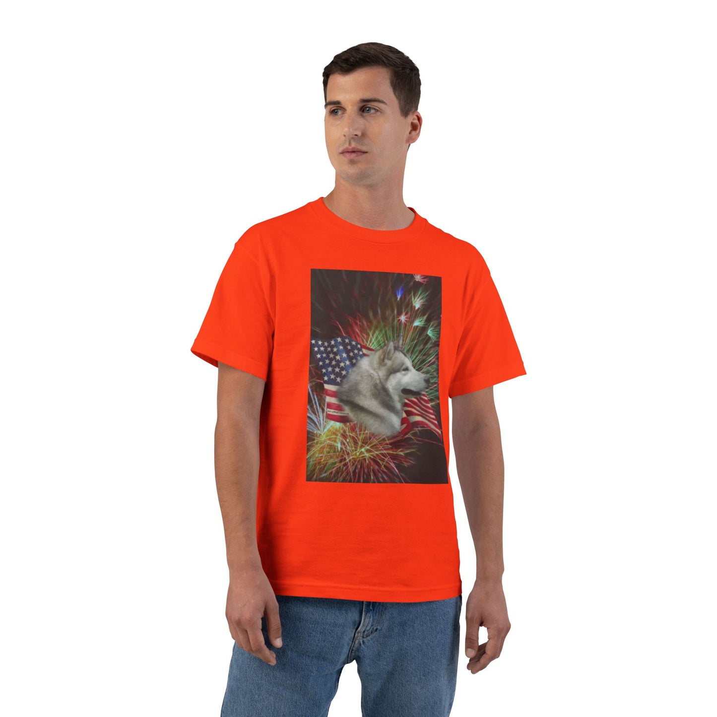 American Malamute Men's Short-Sleeve Crewneck Tee