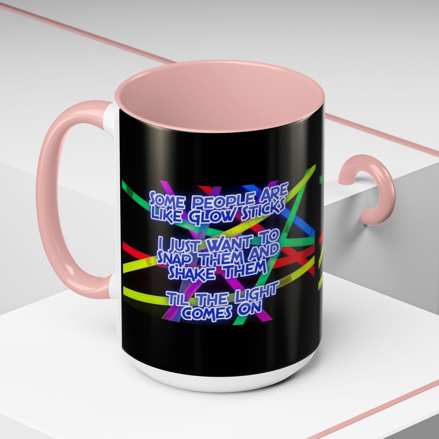Glow Sticks 2-Tone Coffee Mug