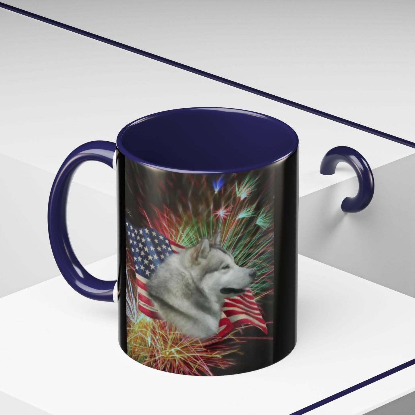 American Malamute 2-Tone Coffee Mug