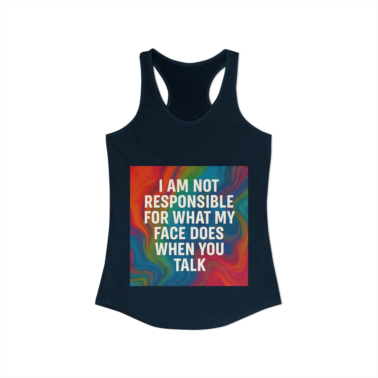 When You Talk Women's Racerback Tank
