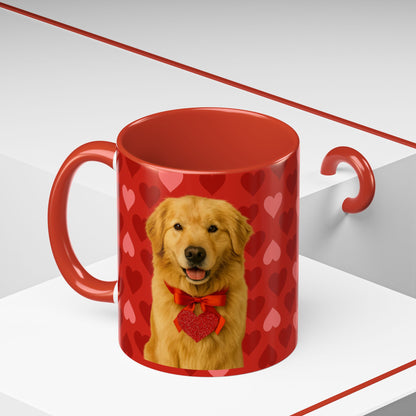 Cupid's Companion Golden 2-Tone Coffee Mug