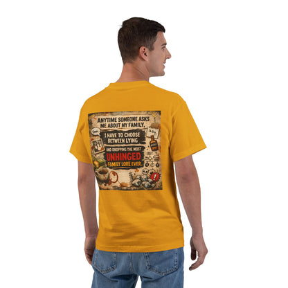 Unhinged Family Men's Short-Sleeve Crewneck Tee