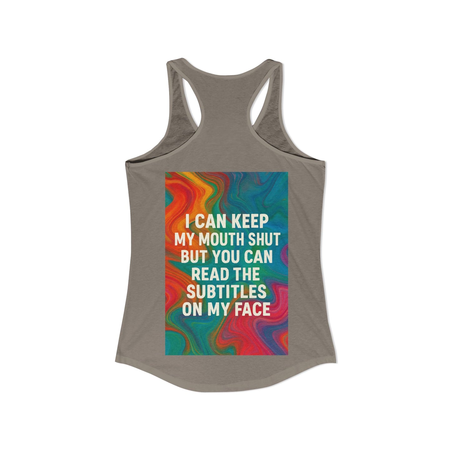 Subtitles Women's Racerback Tank