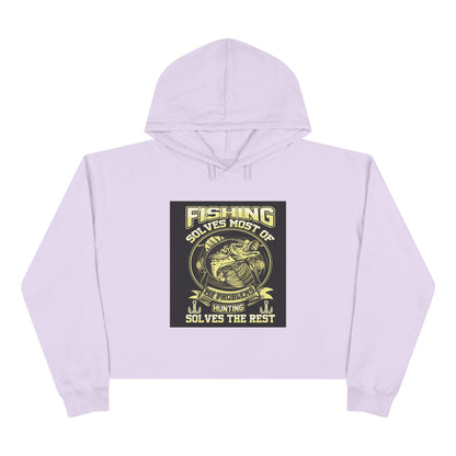 Problem Solving Women's Crop Hoodie