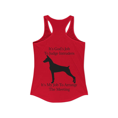 Arrange The Meeting Women's Racerback Tank