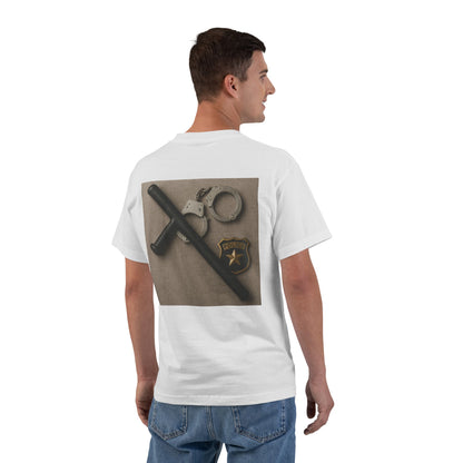 Law Enforcement Appreciation Men's Short-Sleeve Crewneck Tee