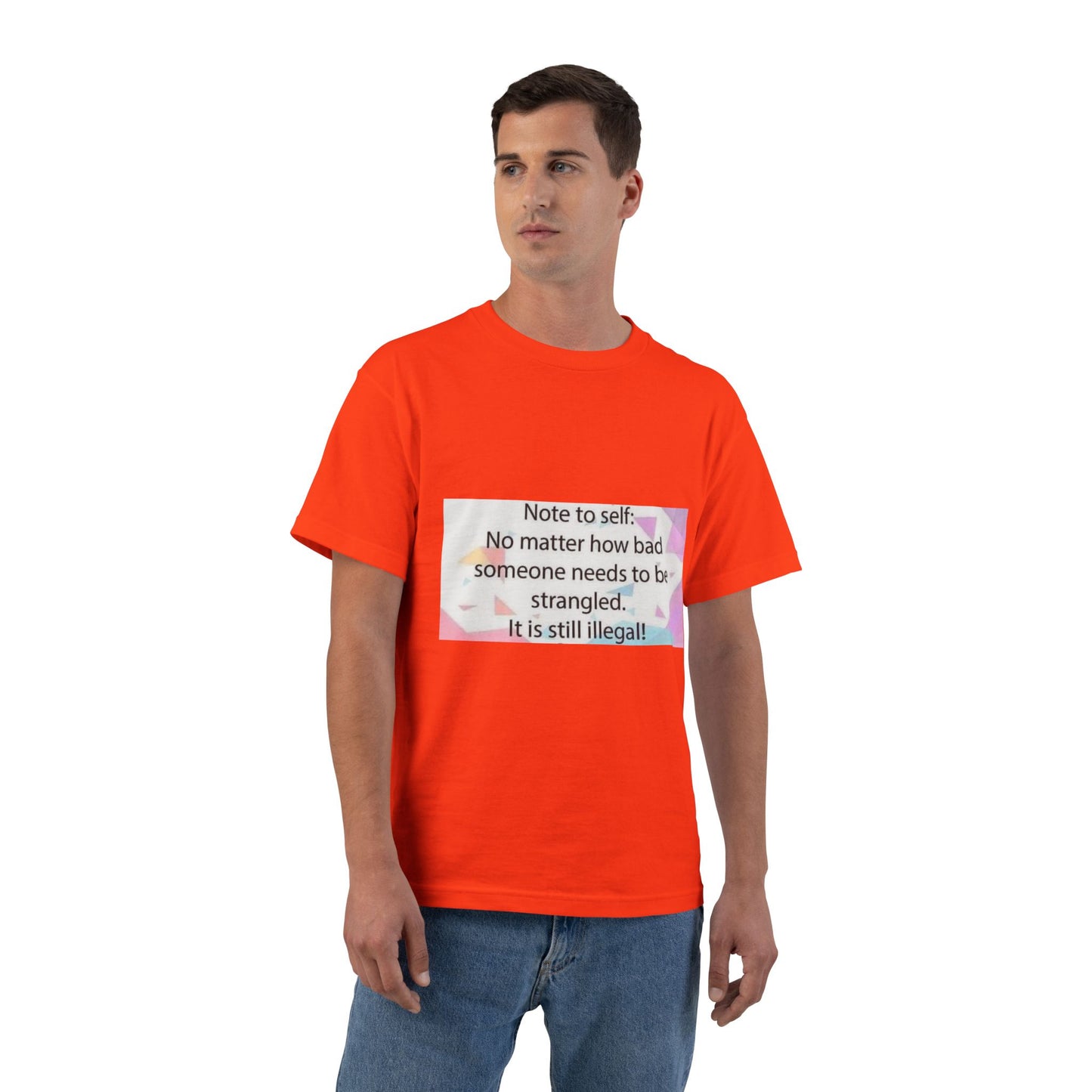 Note To Self Men's Short-Sleeve Crewneck Tee