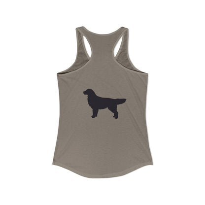 Golden Silhouette Women's Racerback Tank