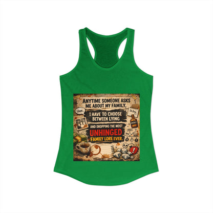 Unhinged Family Women's Racerback Tank
