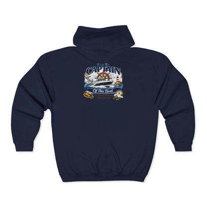 Captain Unisex Full Zip Hoodie