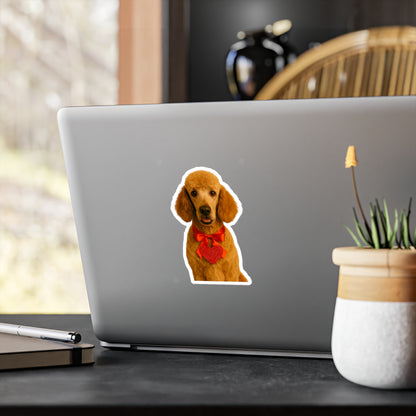 Cupid's Companion Poodle Vinyl Decal