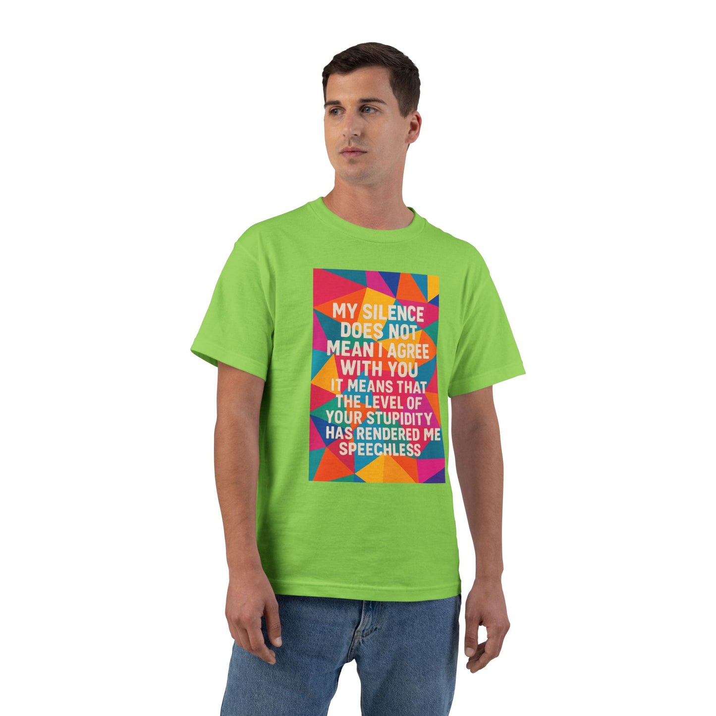 Speechless Men's Short-Sleeve Crewneck Tee