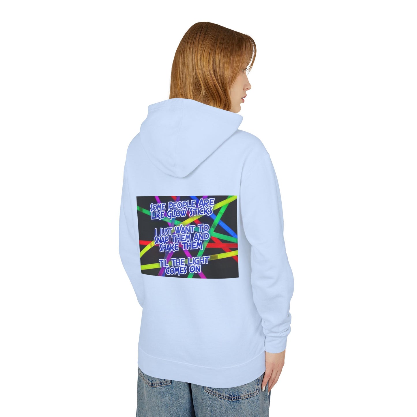Glow Sticks Unisex Lightweight Hoodie