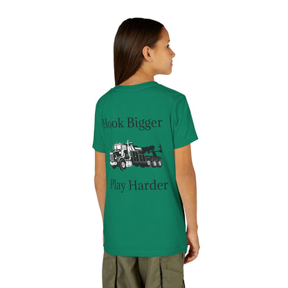 Hook Bigger Youth Unisex Short Sleeve Crewneck Tee