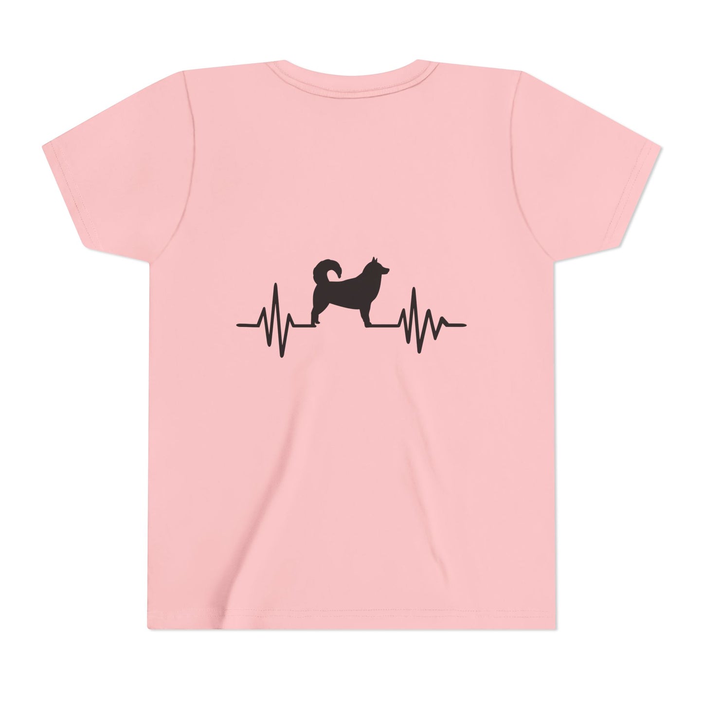 My Heart Beats For Malamutes Youth Unisex Short Sleeve Crewneck Tee