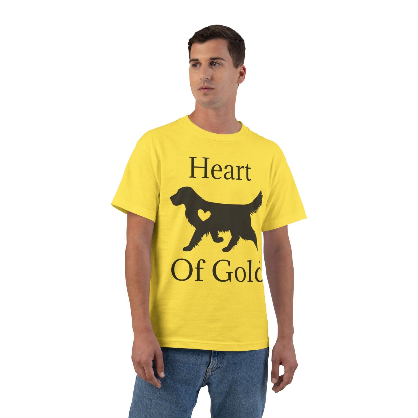 Heart Of Gold Men's Short-Sleeve Crewneck Tee