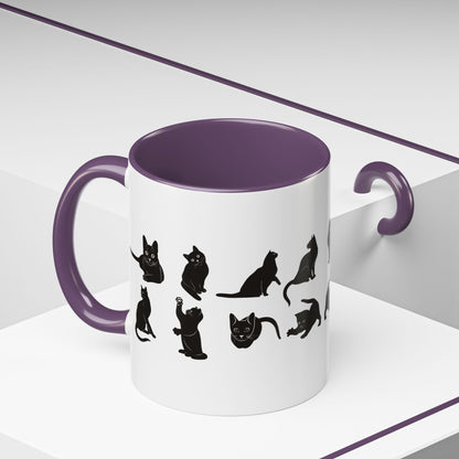 Cats 2-Tone Coffee Mug
