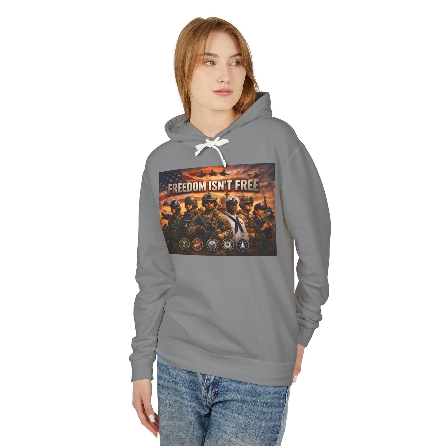Freedom Isn't Free Unisex Lightweight Hoodie
