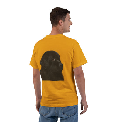 Newfie Head Men's Short-Sleeve Crewneck Tee