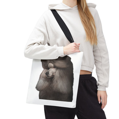 Poodle Head Tote Bag