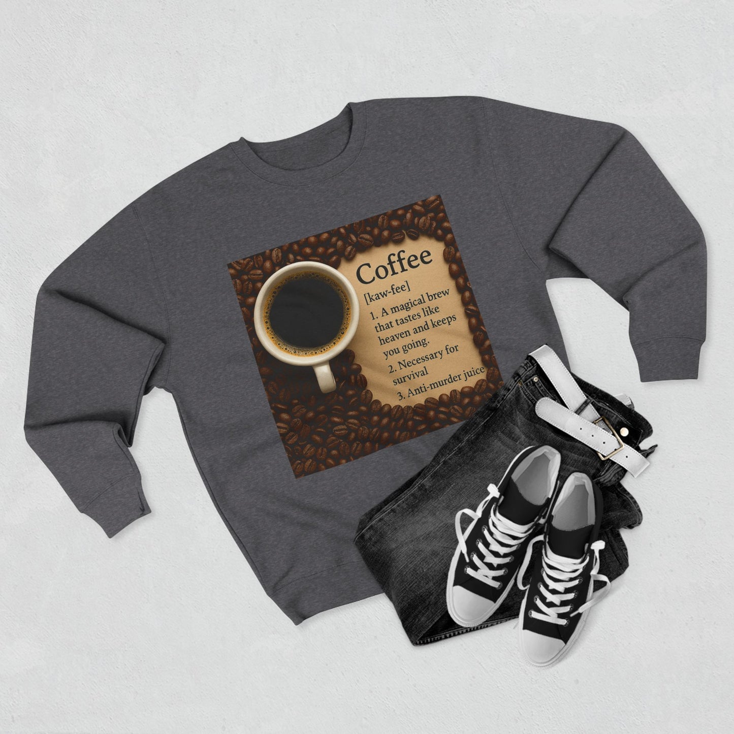 Coffee Definition Unisex Crewneck Sweatshirt
