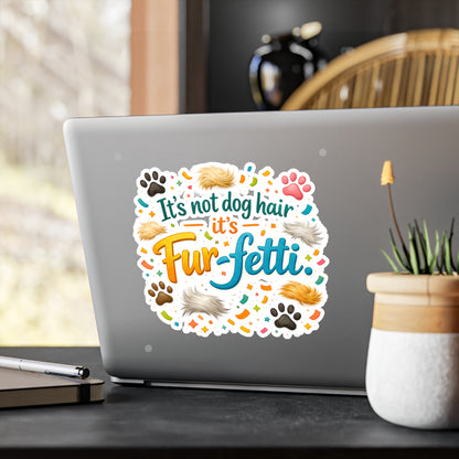 Fur-Fetti Dog Vinyl Decal