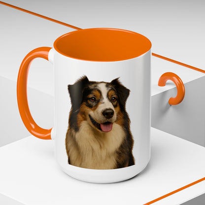Aussie Head 2-Tone Coffee Mug