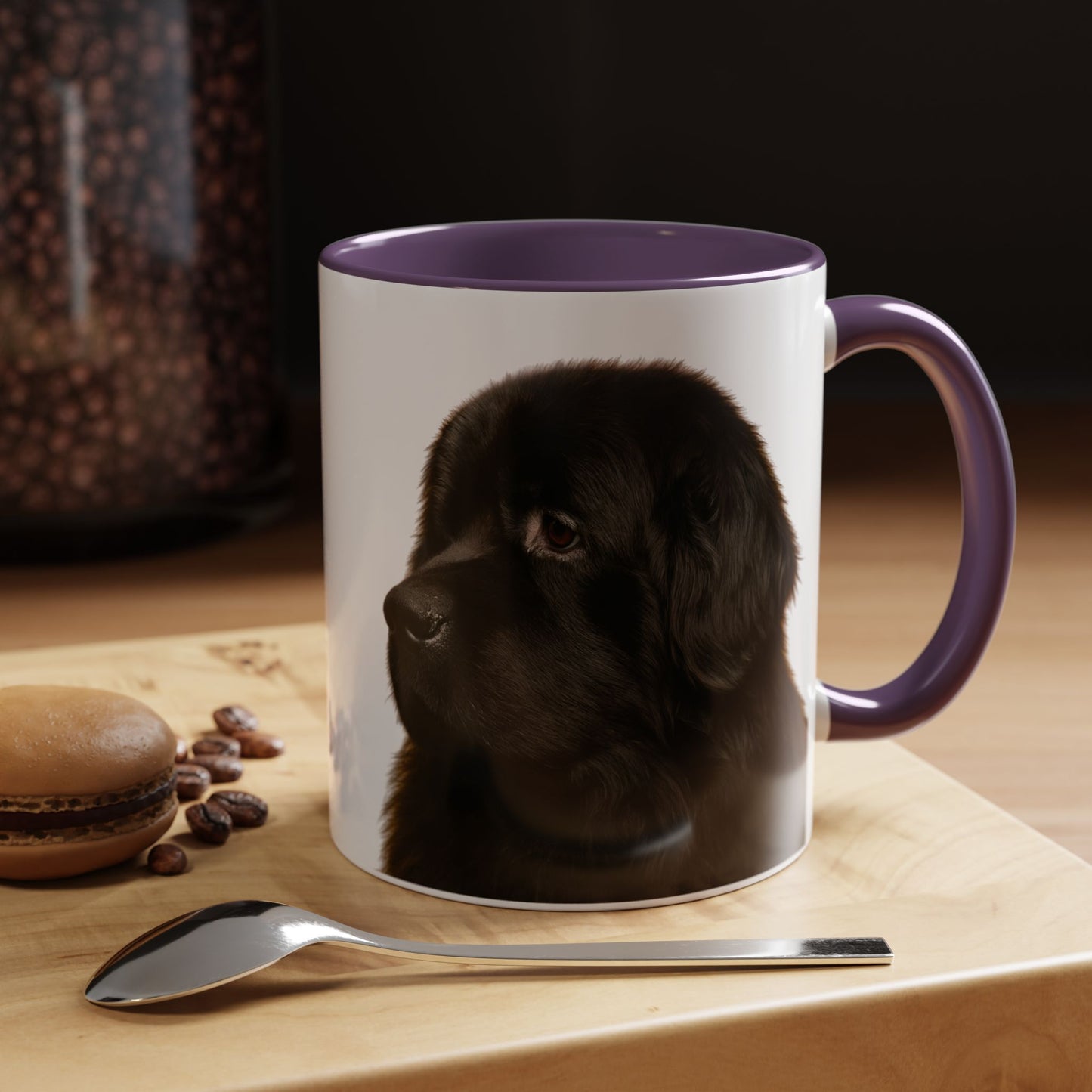 Newfie Head 2-Tone Coffee Mug