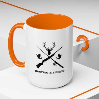 Hunting/Fishing 2-Tone Coffee Mug