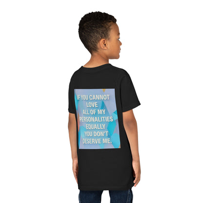 All Of My Personalities Youth Unisex Short Sleeve Crewneck Tee