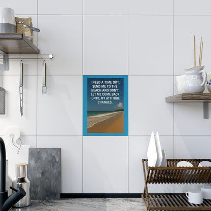 Time Out Ceramic Photo Tile