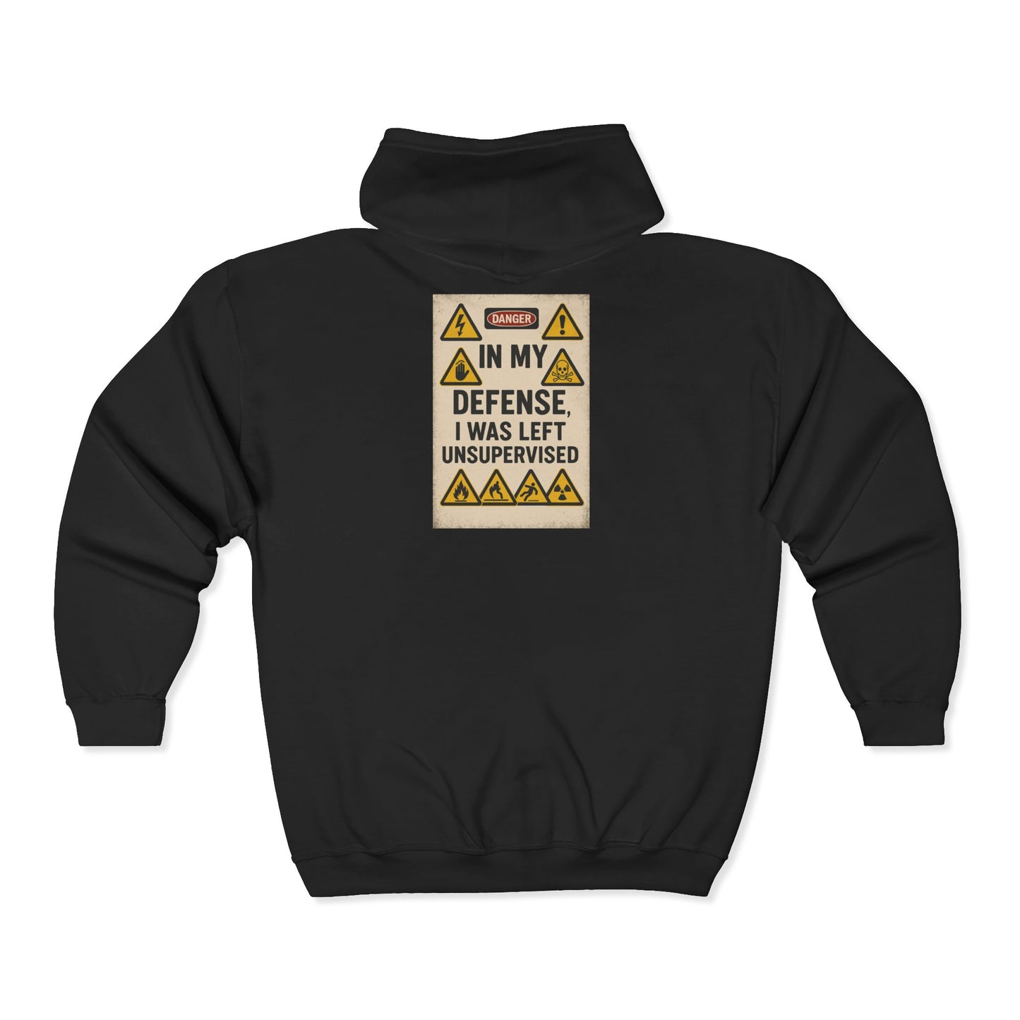 Unsupervised Unisex Full Zip Hoodie