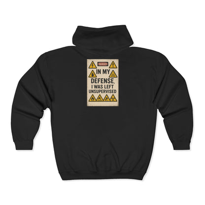 Unsupervised Unisex Full Zip Hoodie