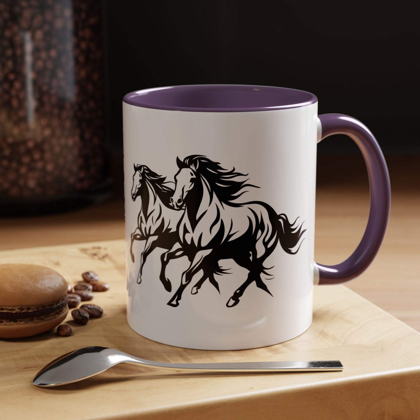 Horsin' Around 2-Tone Coffee Mug